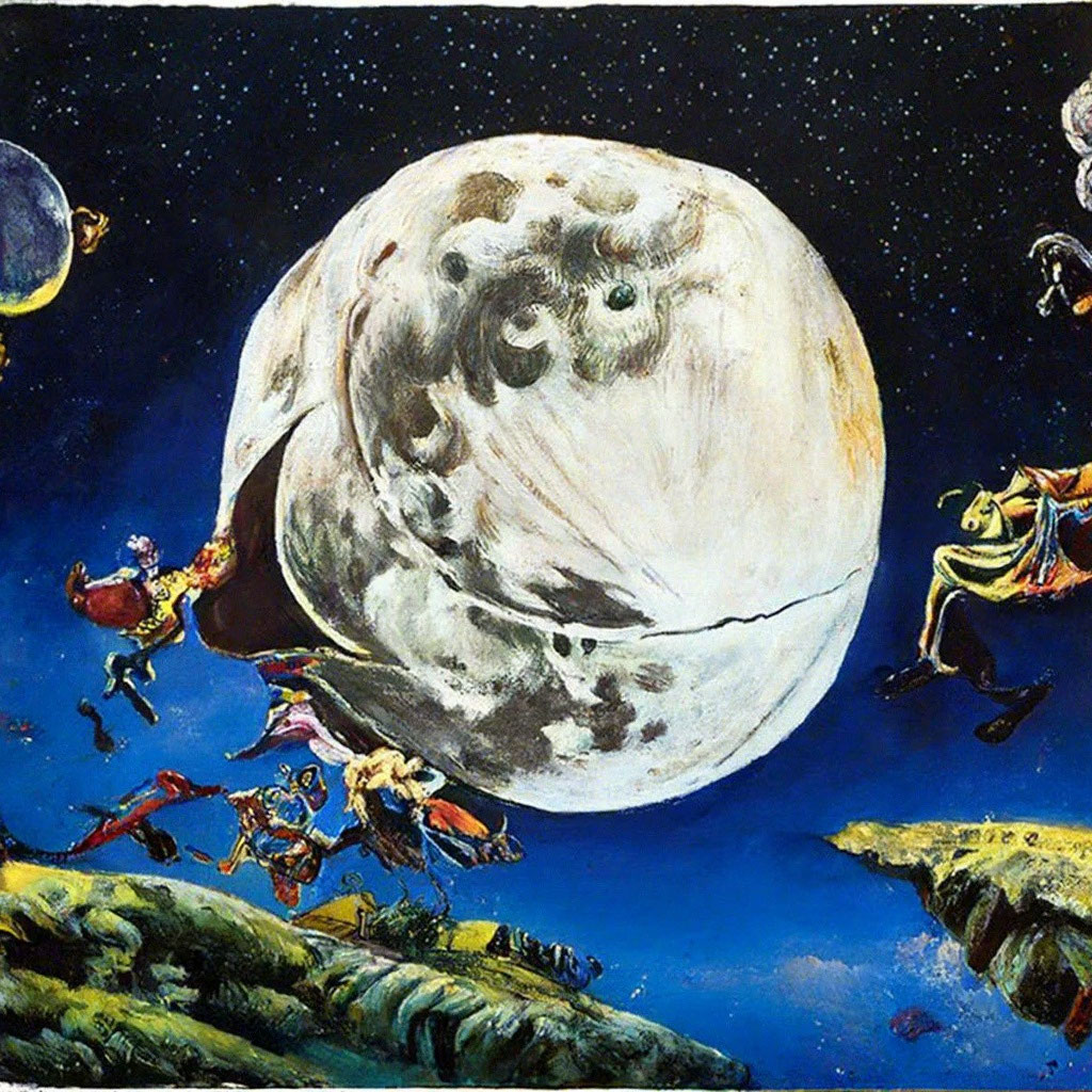 «Для тех кто свалился с луны, …» — создано в Шедевруме