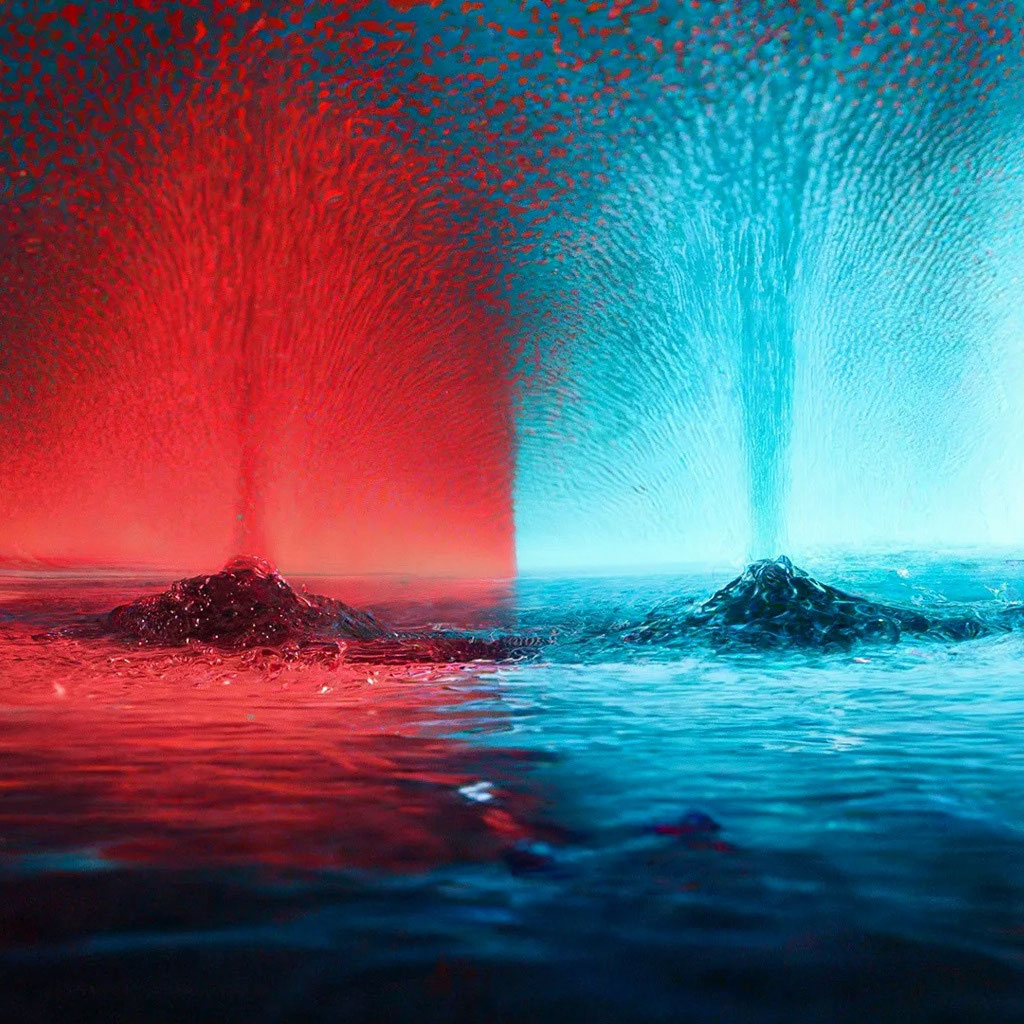 «Слияние двух океанов, синий океан …» — создано в Шедевруме