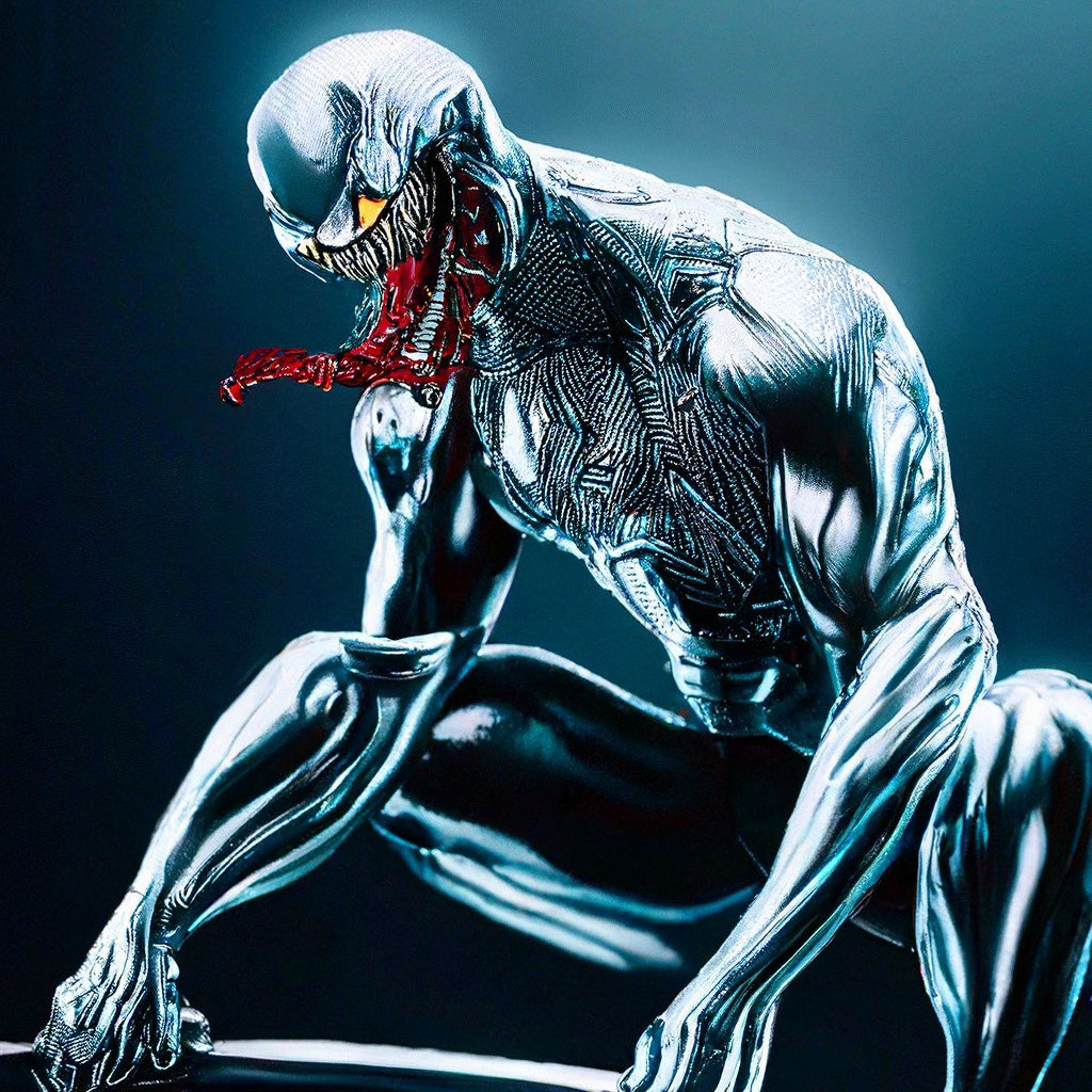 Silver Surfer Y Venom Mezclados