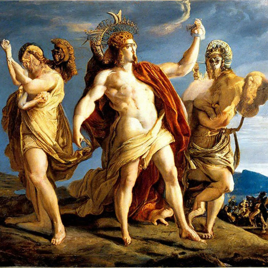 Боги и герои Древней Греции» — создано в Шедевруме