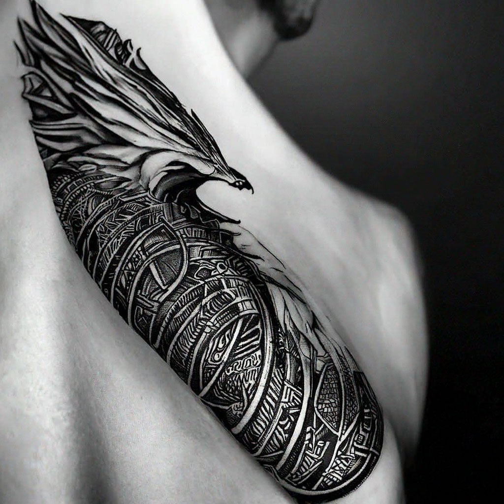 Rune Tattoo Sleeve