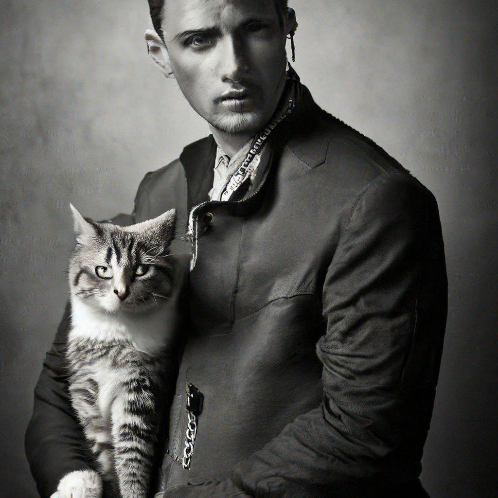 Кигэн аллен фотосессия. Old man with cat ears. Мужчина и его кот. Мужчина и его кот. Мужественный кот.