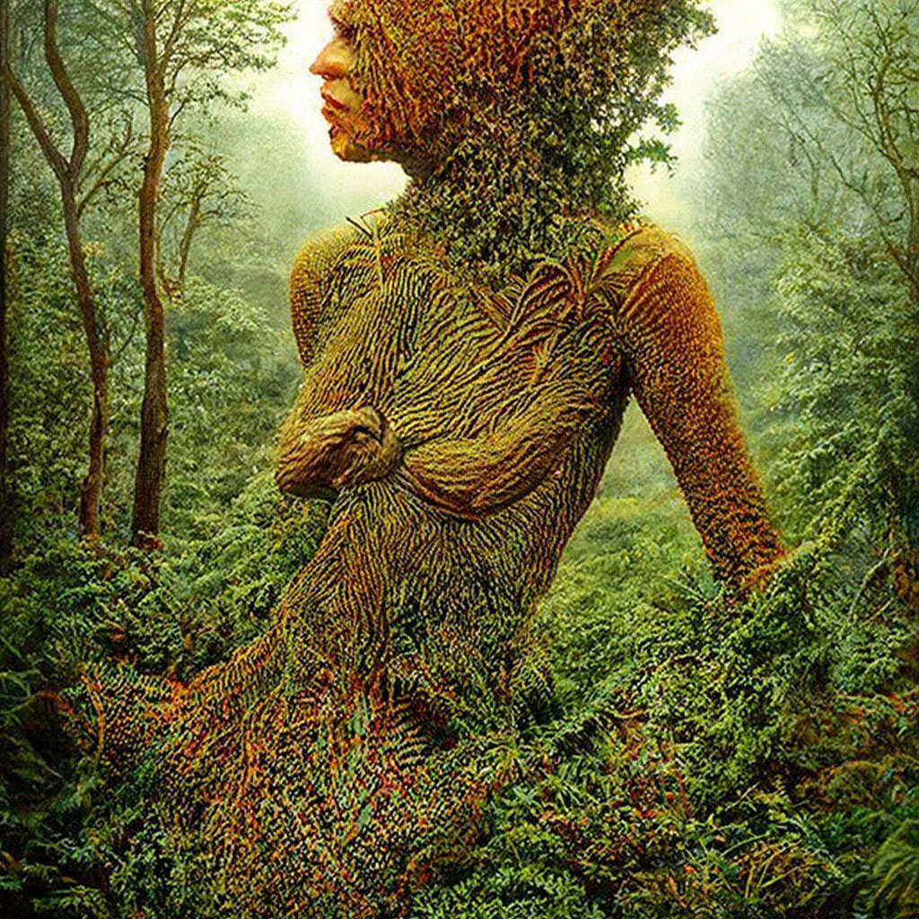 "Mother nature" - image created in Shedevrum