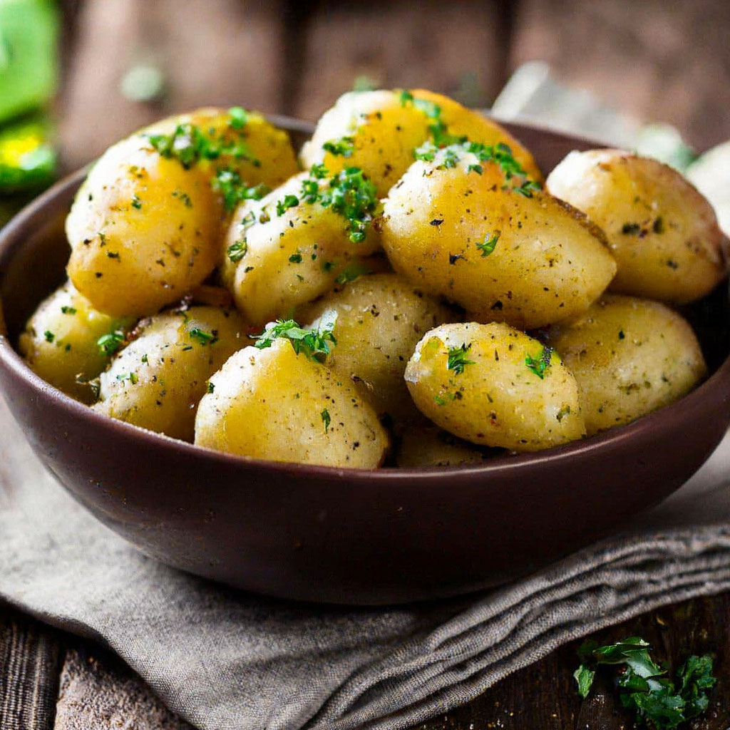 Рецепт Красная картошка. Калорийность, химический состав и пищевая ценность.