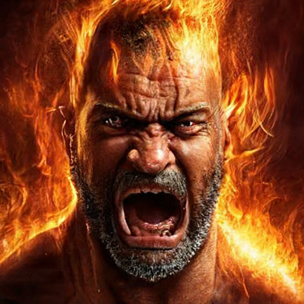 «Злой отец, гнев, злость, ужас, …» — создано в Шедевруме