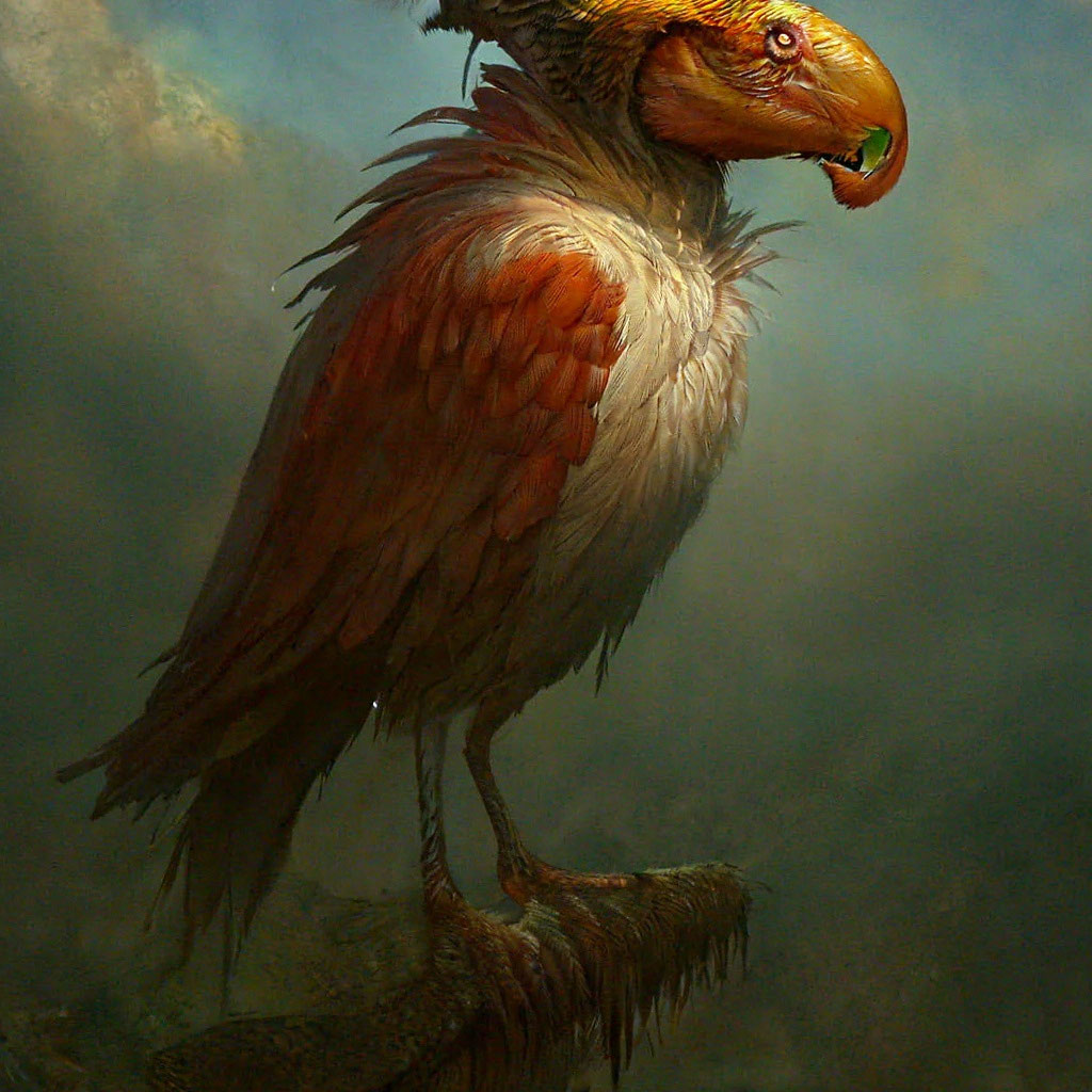 «Птичка-мозгоклюйка, ехидный …» — картинка создана в Шедевруме
