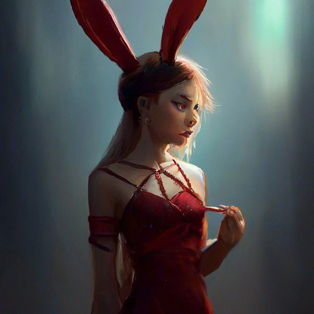 Девушка кролик 18