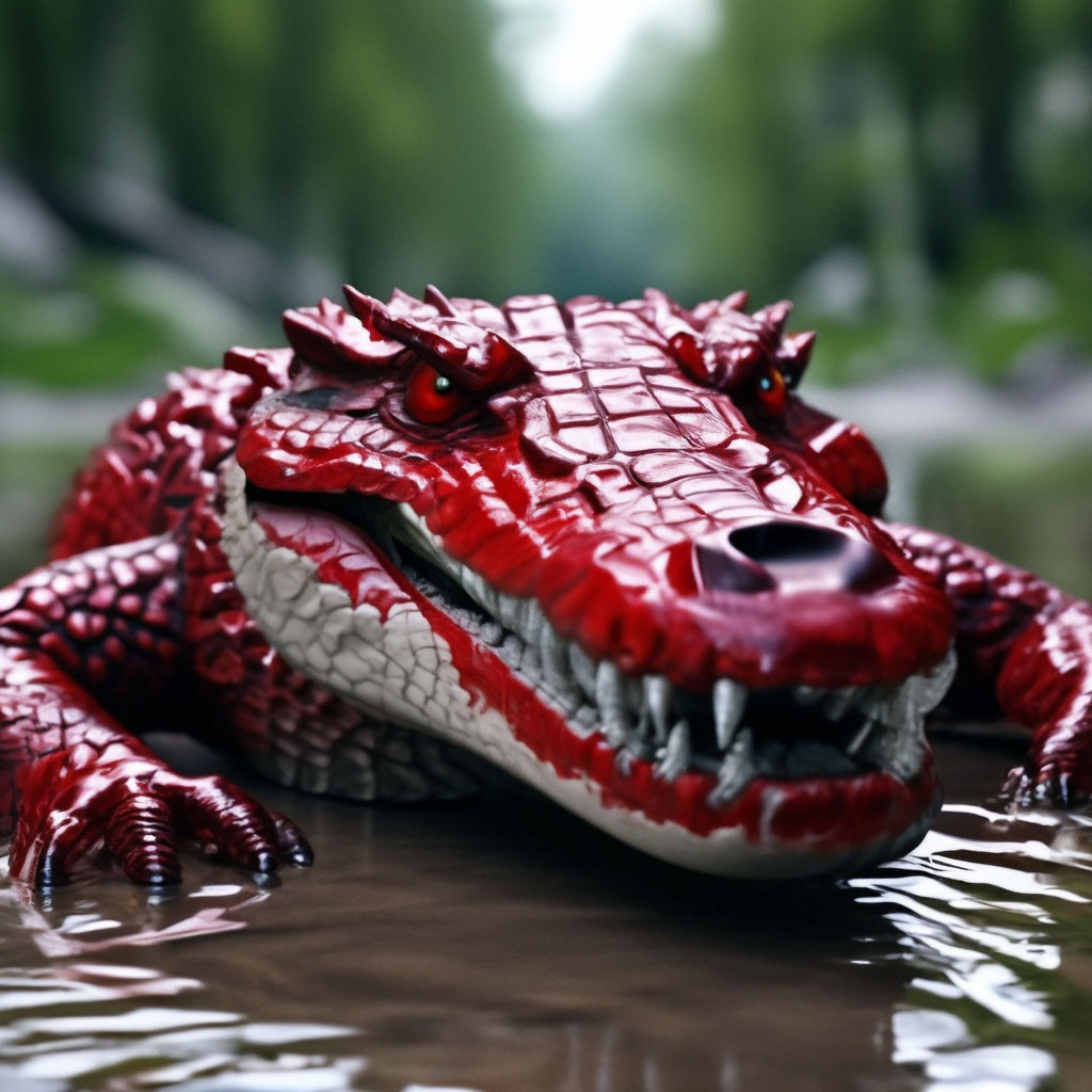 The Nile crocodile (Crocodylus niloticus) is an African crocodile and may be con