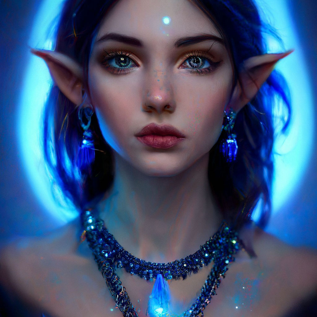 «🐾реалистичная красивая девушка эльф…» — создано в Шедевруме