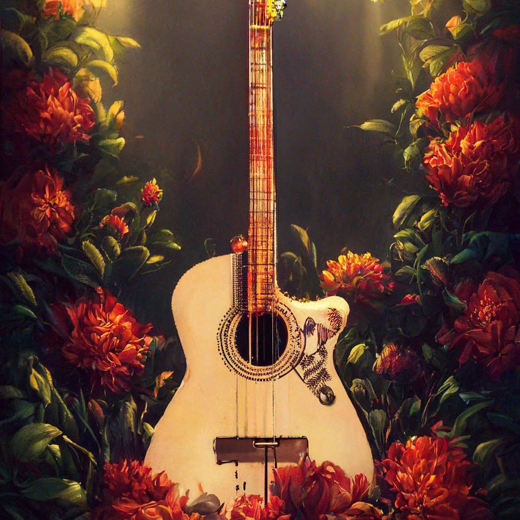 Картинки гитара с цветами (65 фото) » Картинки и статусы про окружающий мир вокруг