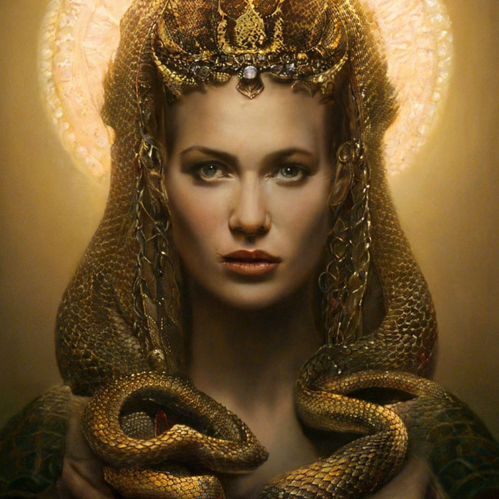 "The snake queen" - image created in Shedevrum