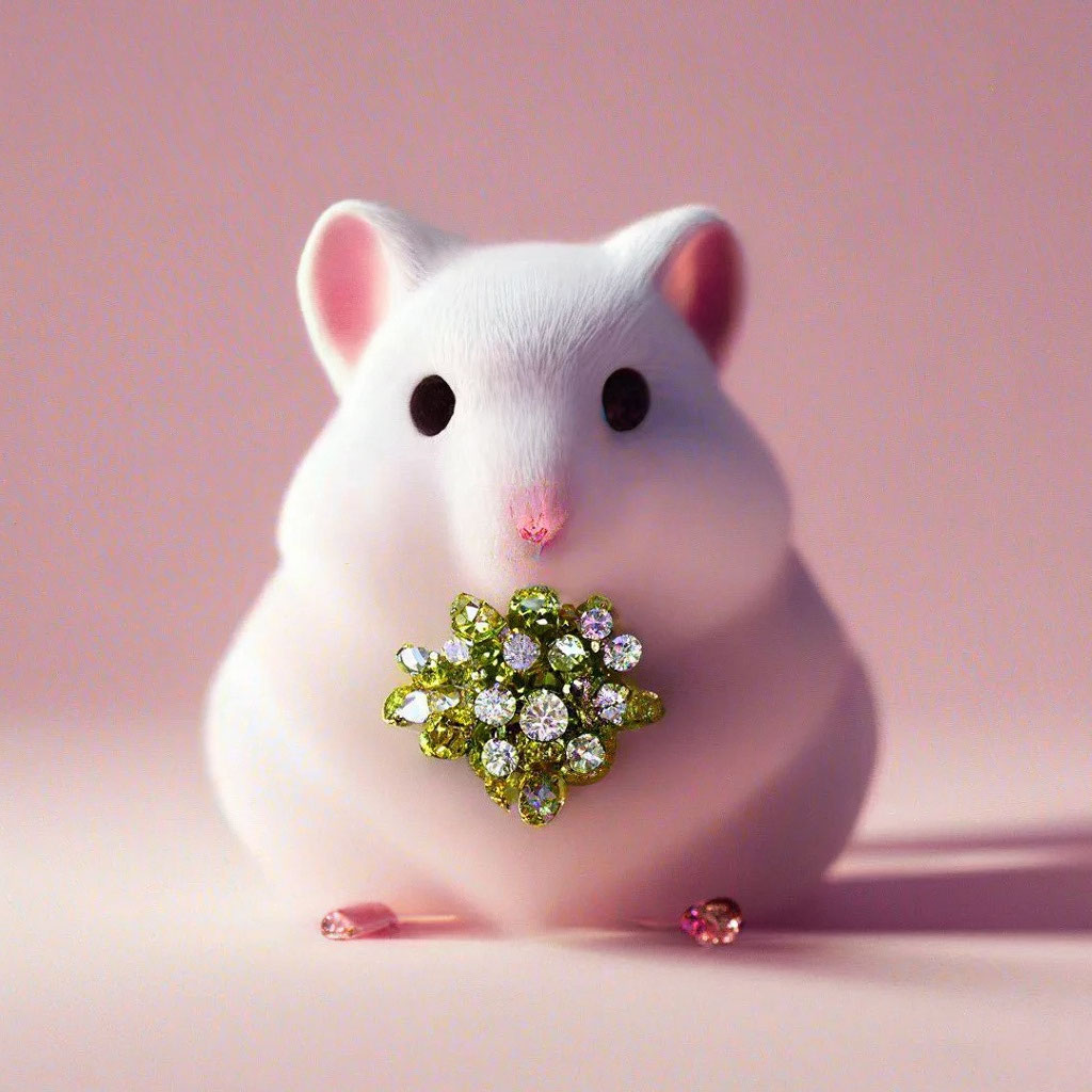 «JPG 3d-рендеринг: хомяк ,звездная …» — создано в Шедевруме