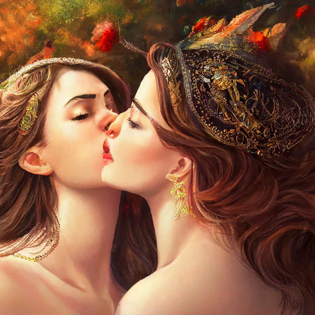 Сексуальный мужчина и женщина, поцелуи во время прелюдии, на белом фоне