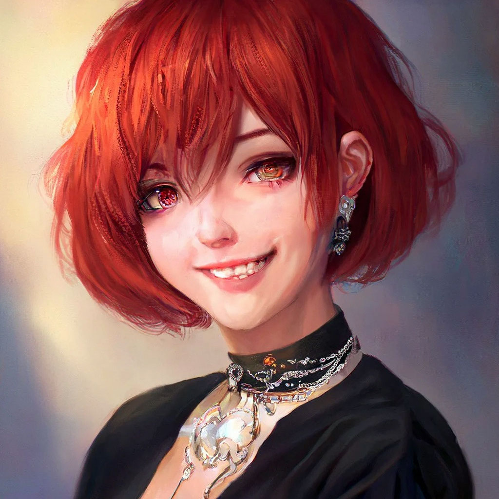 Solo, 1girl, pointy ears, jewelry, …» — создано в Шедевруме