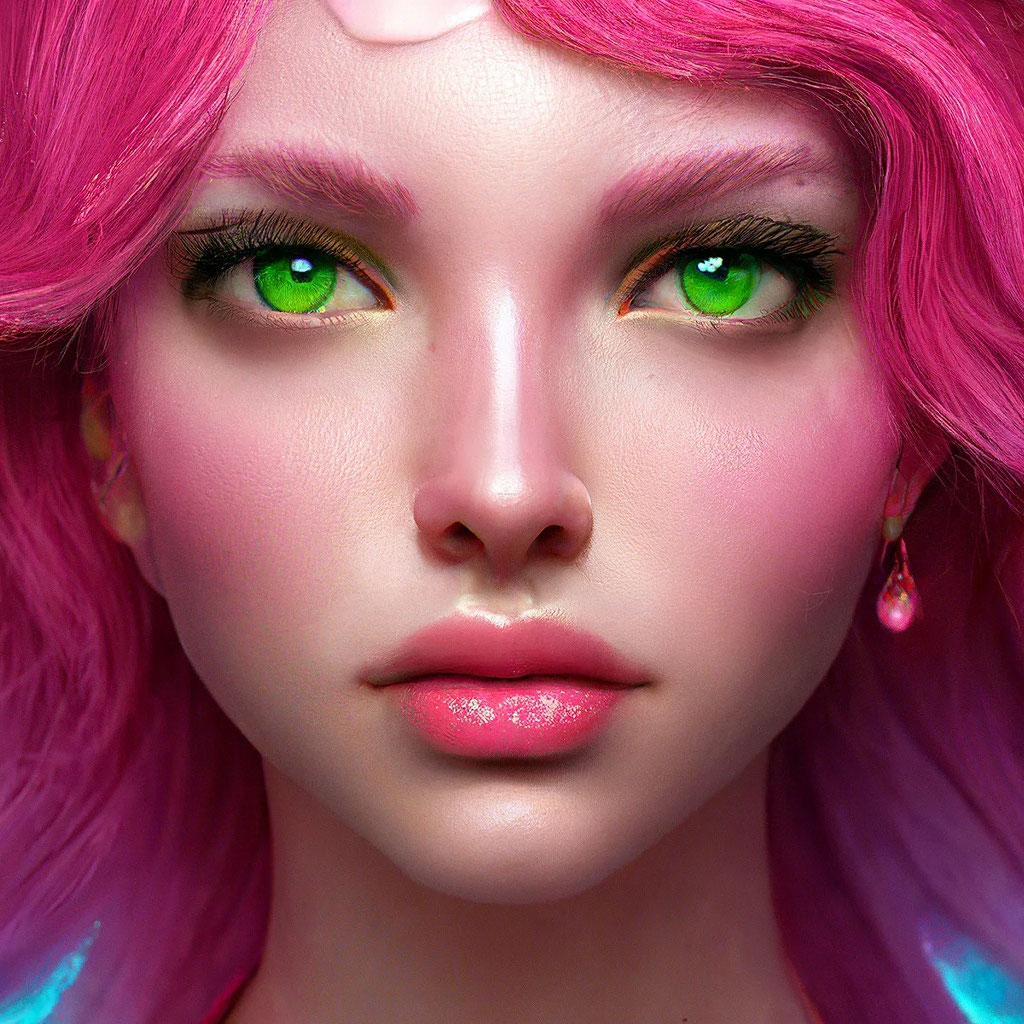 «Русалка, пышные роскошные розовые …» — создано в Шедевруме