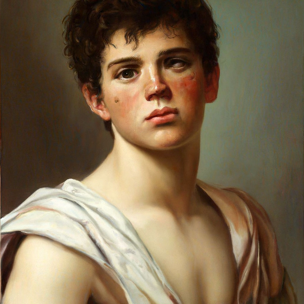 Молодой парень похожий на …» — картинка создана в Шедевруме