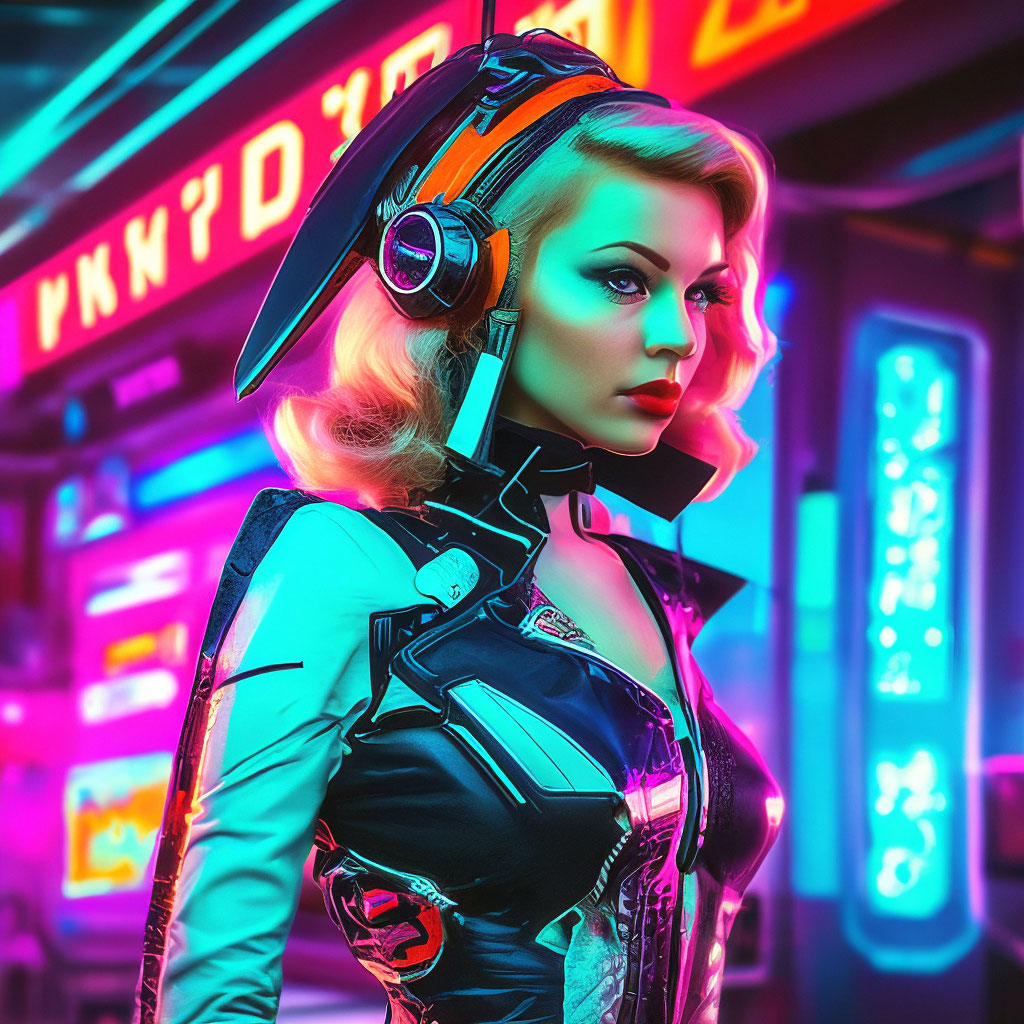 «Фото android в стиле pin up retro …» — картинка создана в Шедевруме