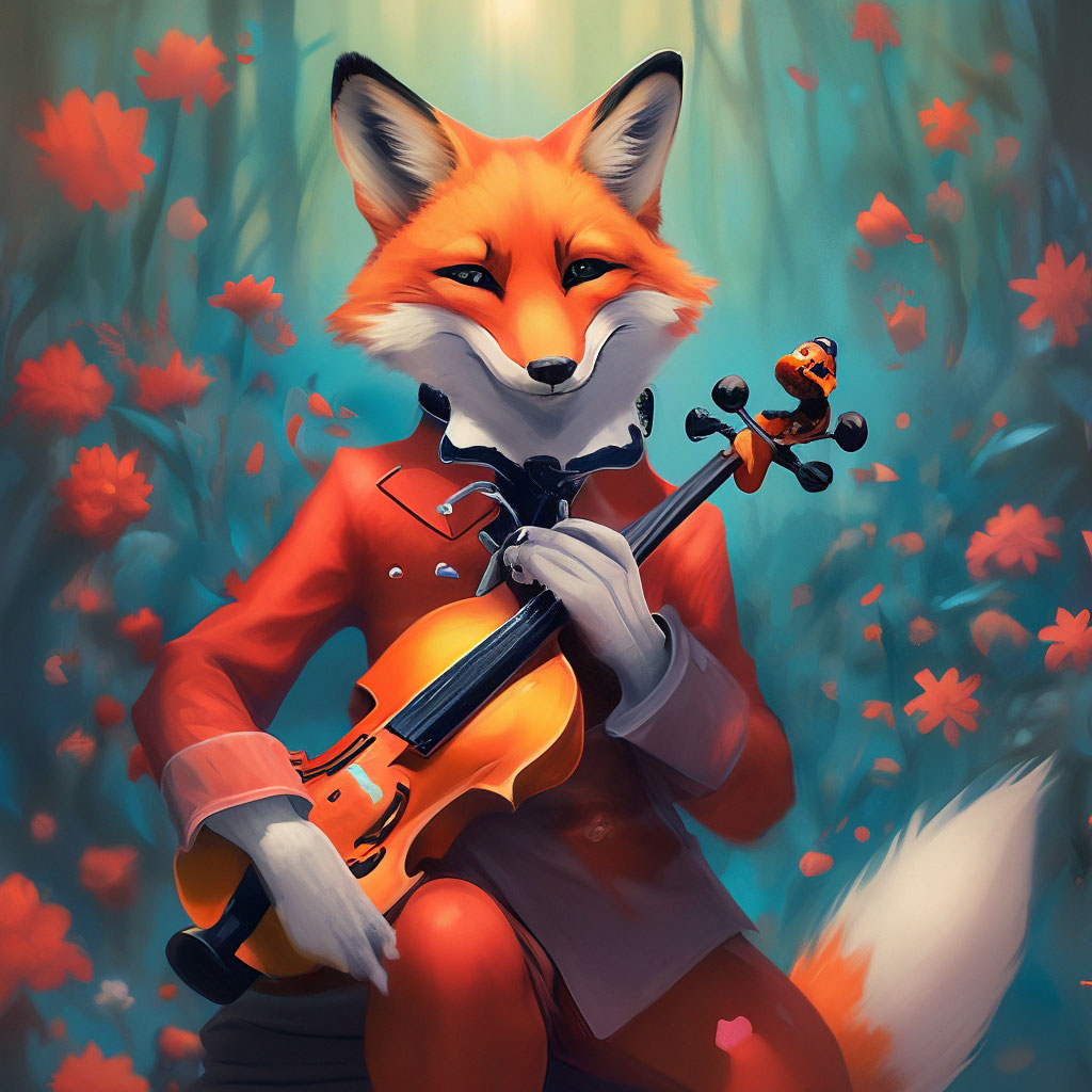 «Скрипка- лиса» — создано в Шедевруме