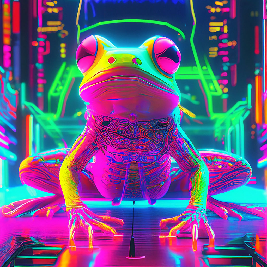 «Лягушки качество 35 к» — создано в Шедевруме