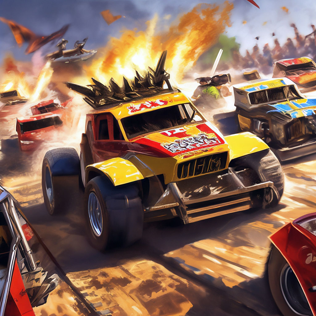 «Demolition Derby» — создано в Шедевруме