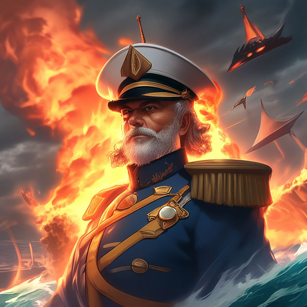 «Адмирал морского дозора человек …» — создано в Шедевруме