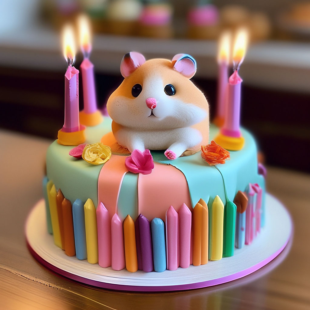 Cake hamster hotsell