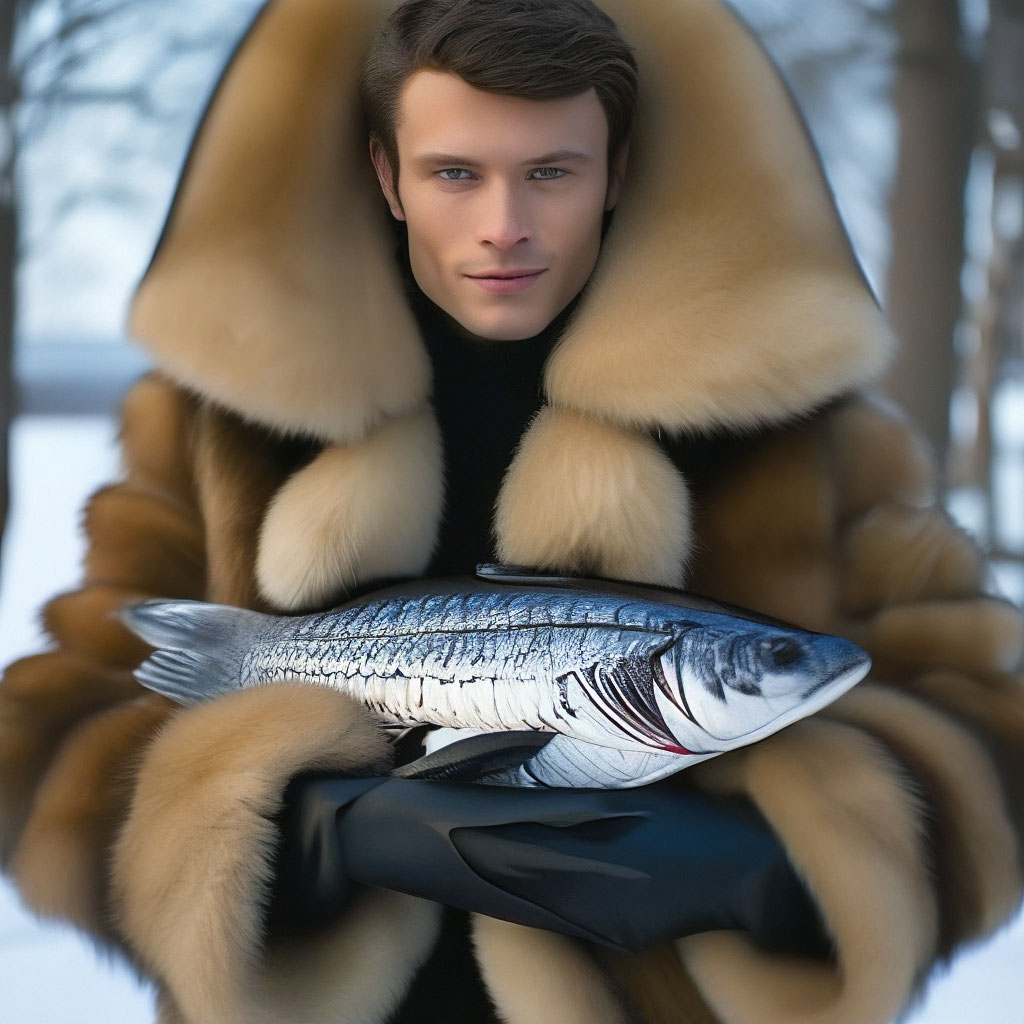 «Селёдка(солёная рыба) под шубой» — создано в Шедевруме