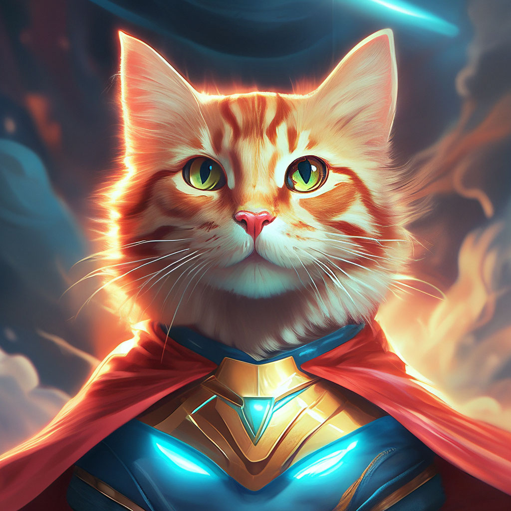 Супер кошка» — создано в Шедевруме