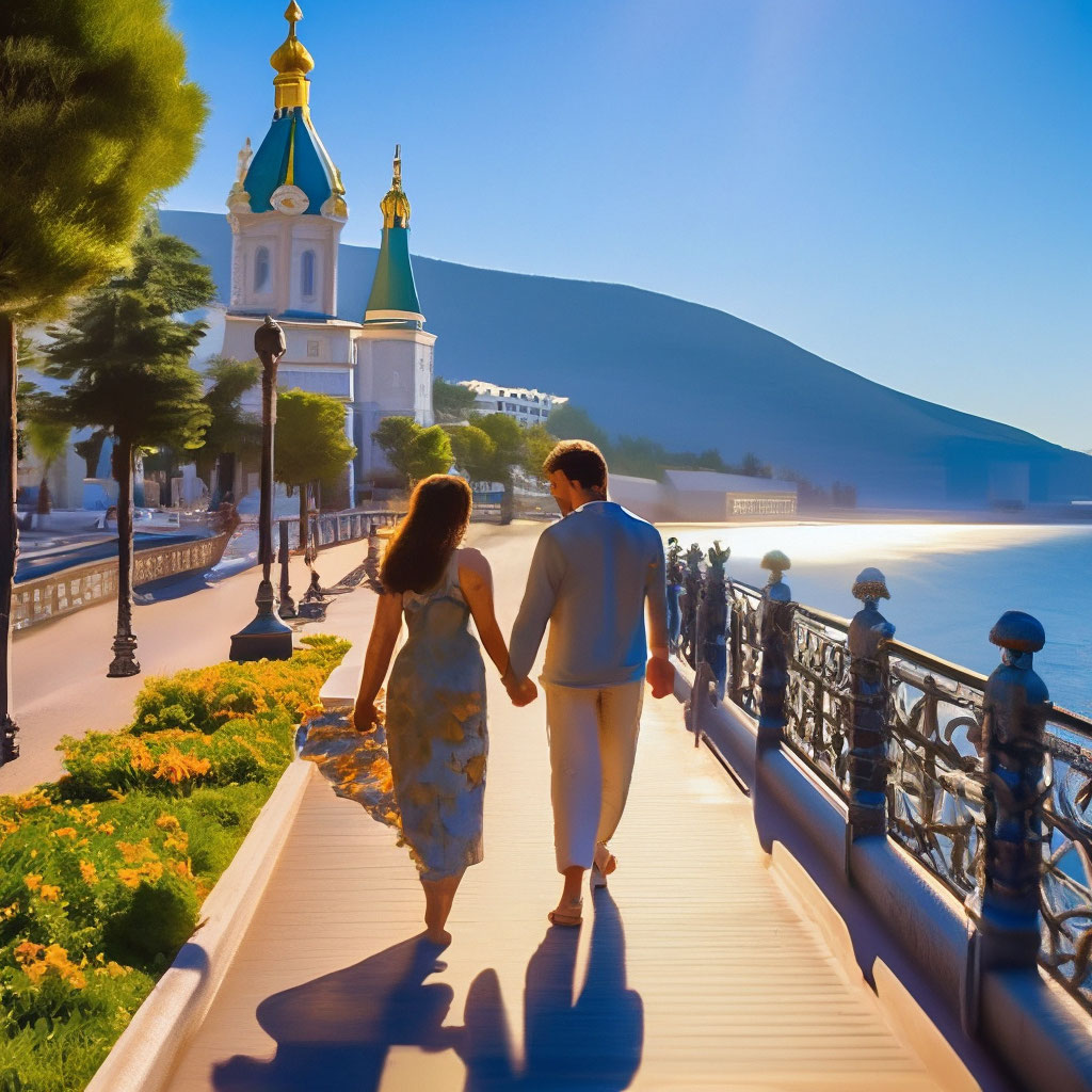Пара гуляет, держась за руки изображение_Фото номер _JPG Формат изображения_slep-kostroma.ru