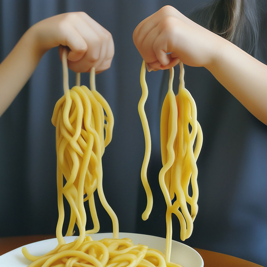 «Вешать лапшу на уши» — создано в Шедевруме