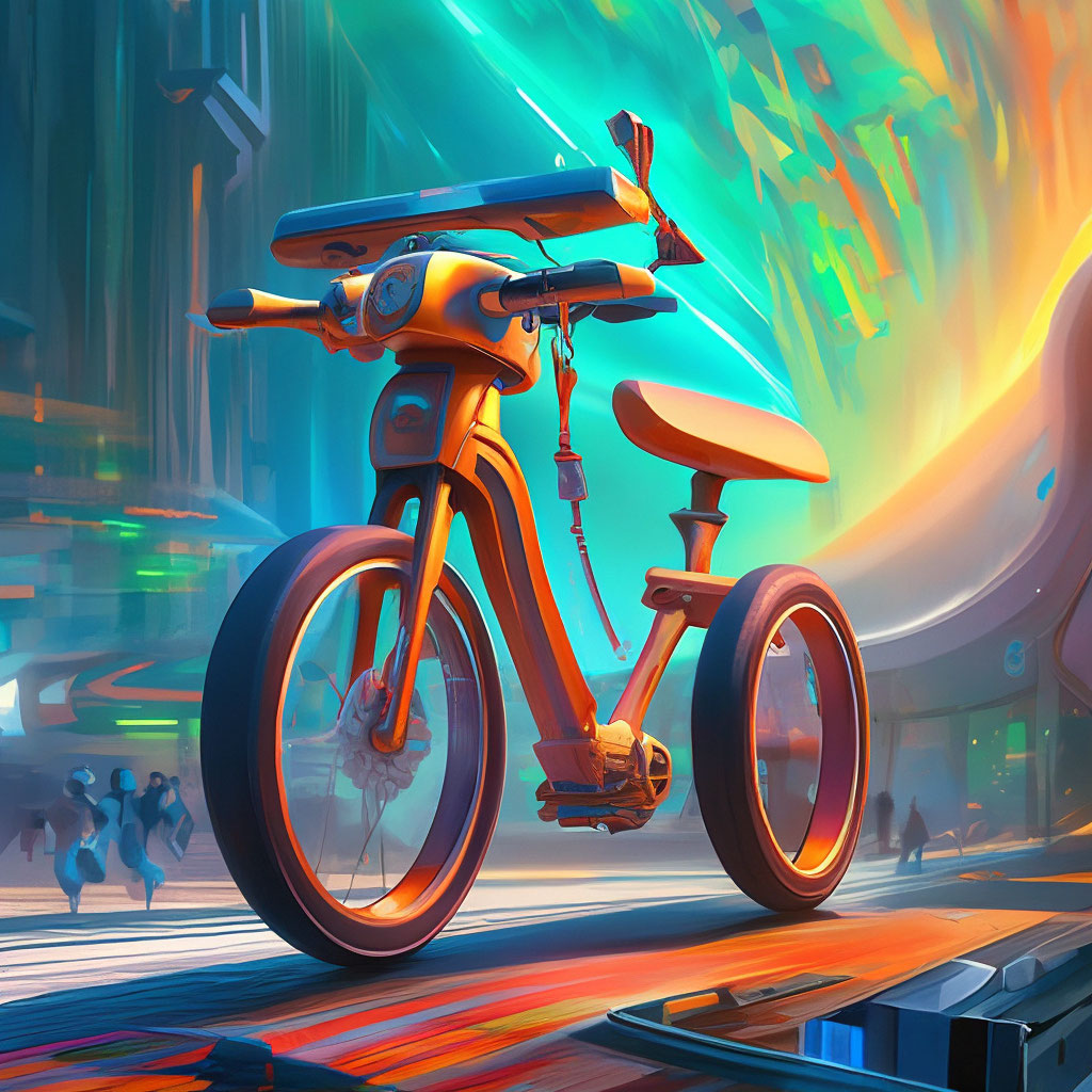 «Велосипед будущего🚲» — создано в Шедевруме