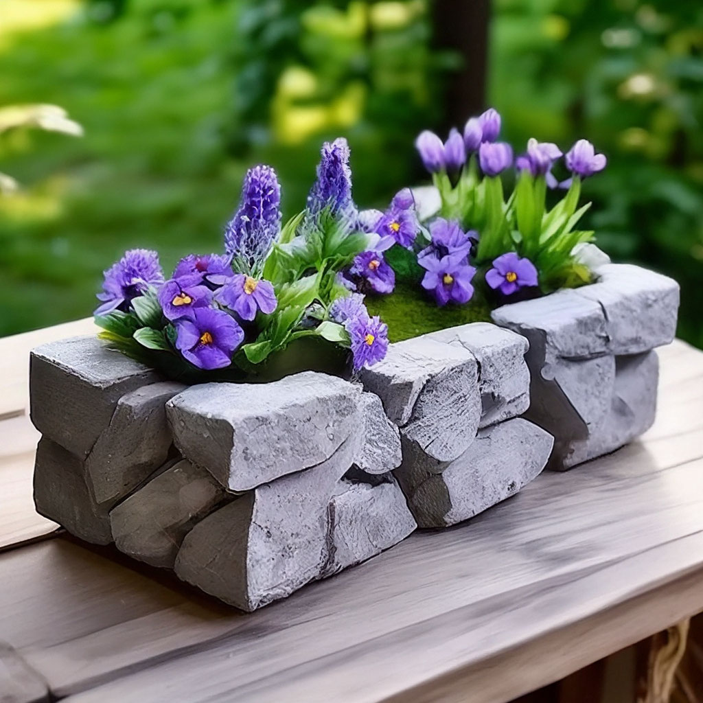 Клумба из камней: 5 эффектных идей для вашего сада, 74 красивых фото