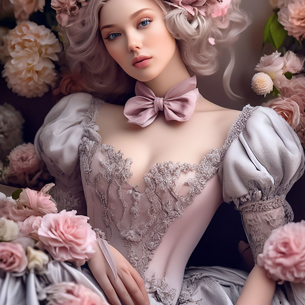 Свадебное платье розового цвета