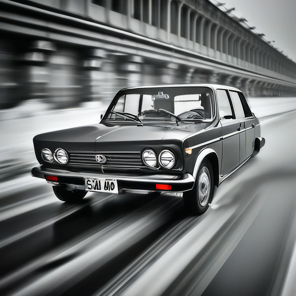 "The RUSSIAN automobile industry is a …" — image created in Shedevrum