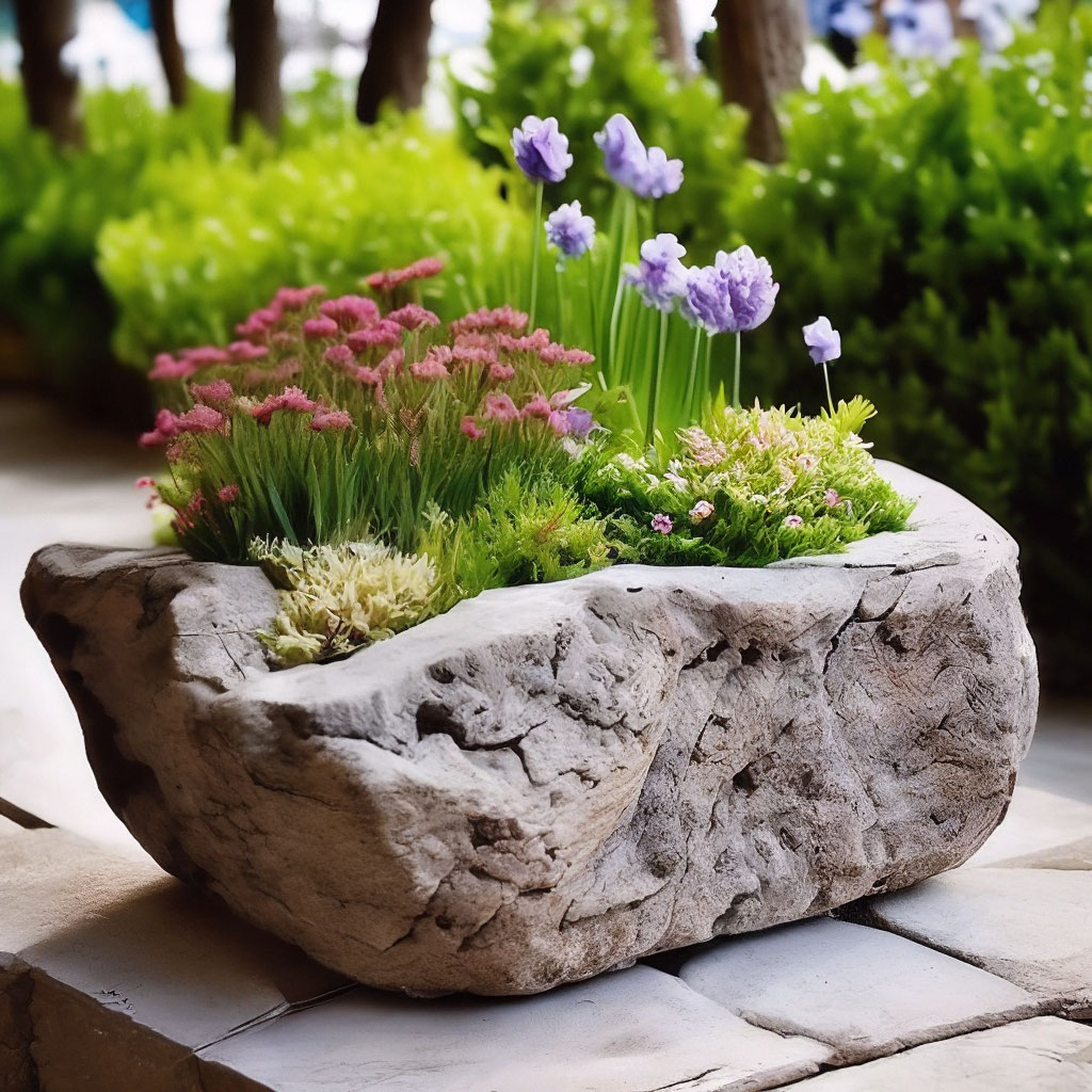 Декоративные камни для ландшафтного дизайна купить в магазине GardenDecor