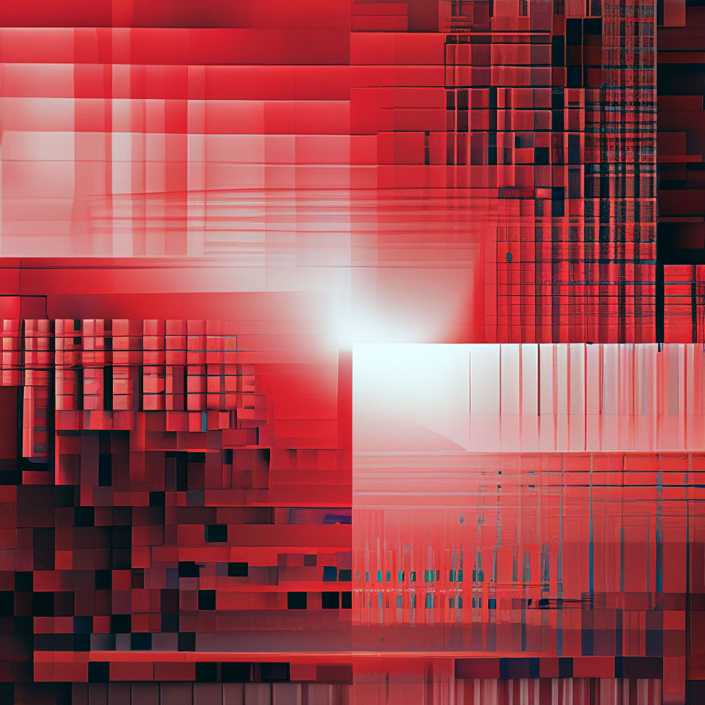 Задний фон из красных пиксельных …» — создано в Шедевруме