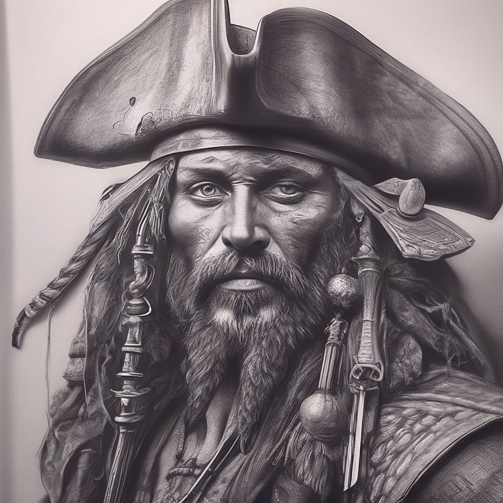 Pirates Adult Coloring Book