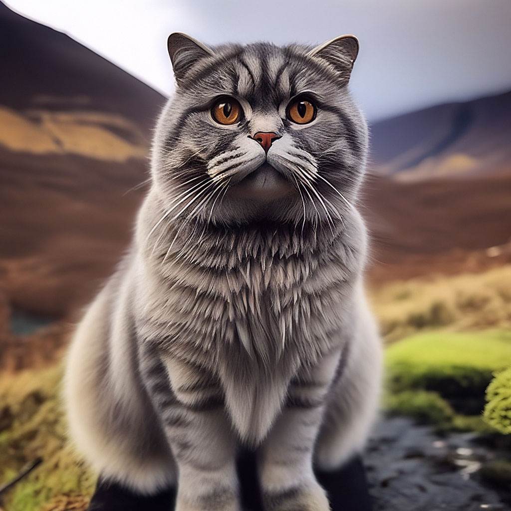 «Кот шотландец вислоухий» — создано в Шедевруме