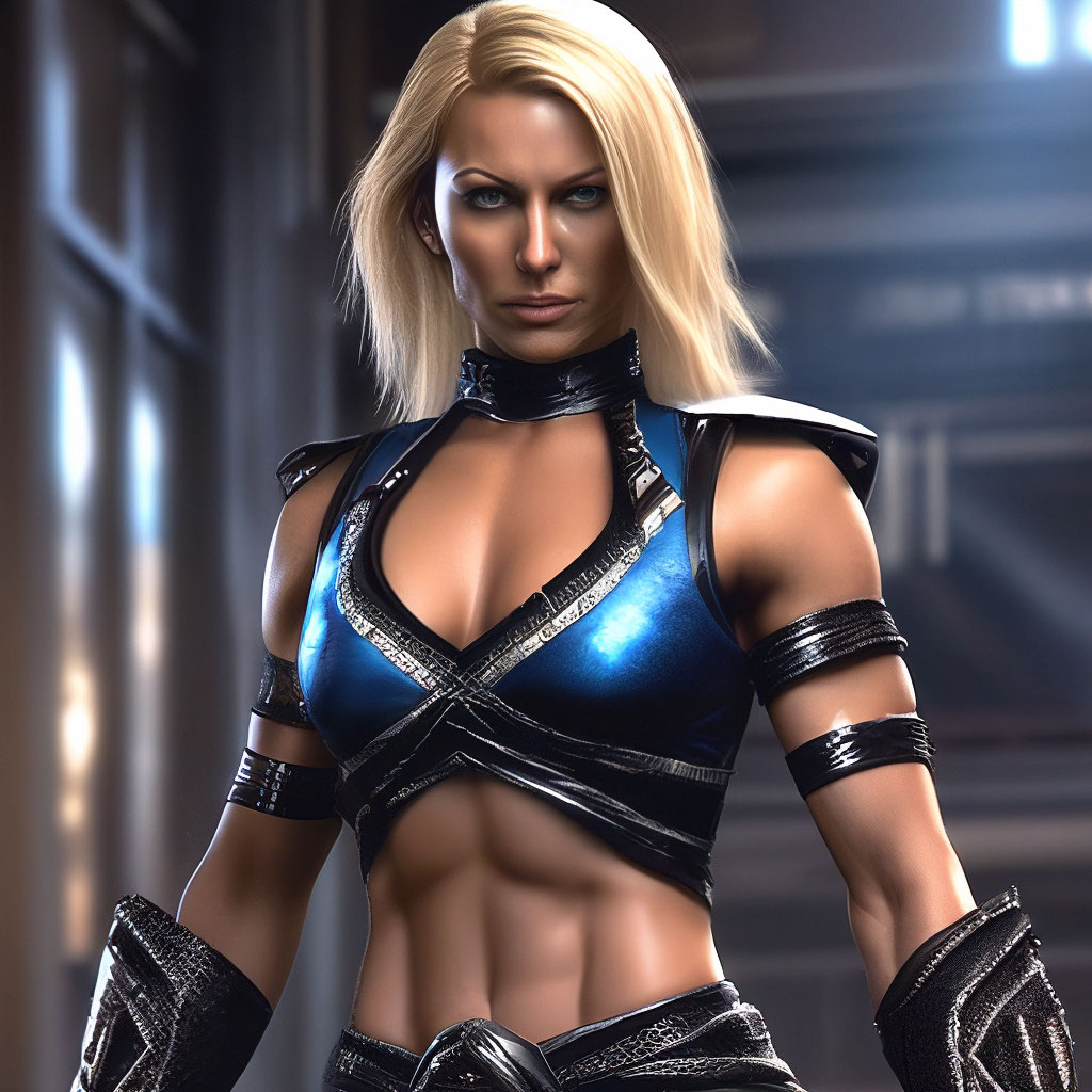 ИИ показал «правильные» версии Китаны и Сони Блейд из Mortal Kombat