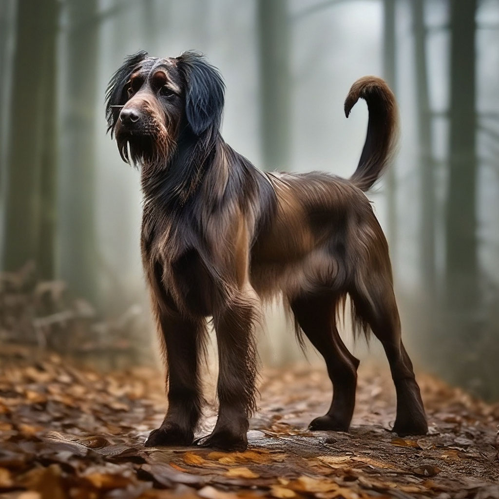 Порода собак дратхаар шоколадного …» — создано в Шедевруме