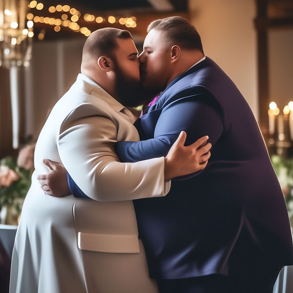 Fat Person Kiss