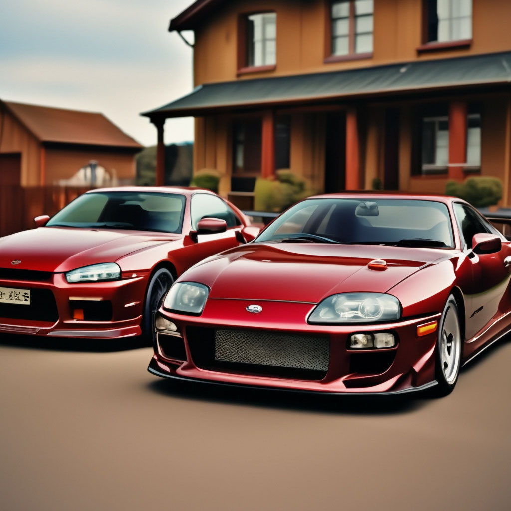 Toyota Supra and Nissan Skyline