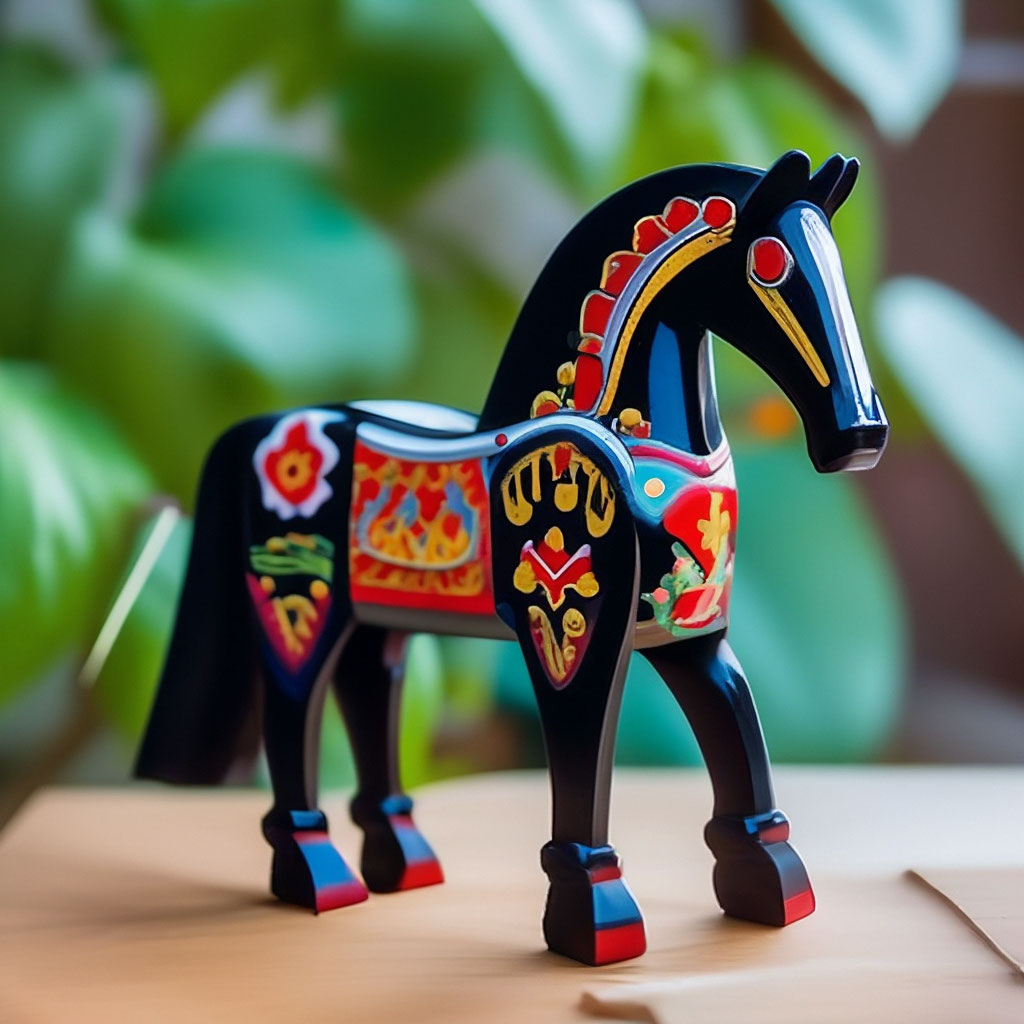 Деревянная игрушка лошадка качалка Сказки дерева купить в интернет-магазине Wildberries
