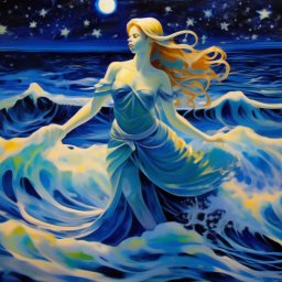 «The boundless sea, foam rises from the depths of the sea and a water ...