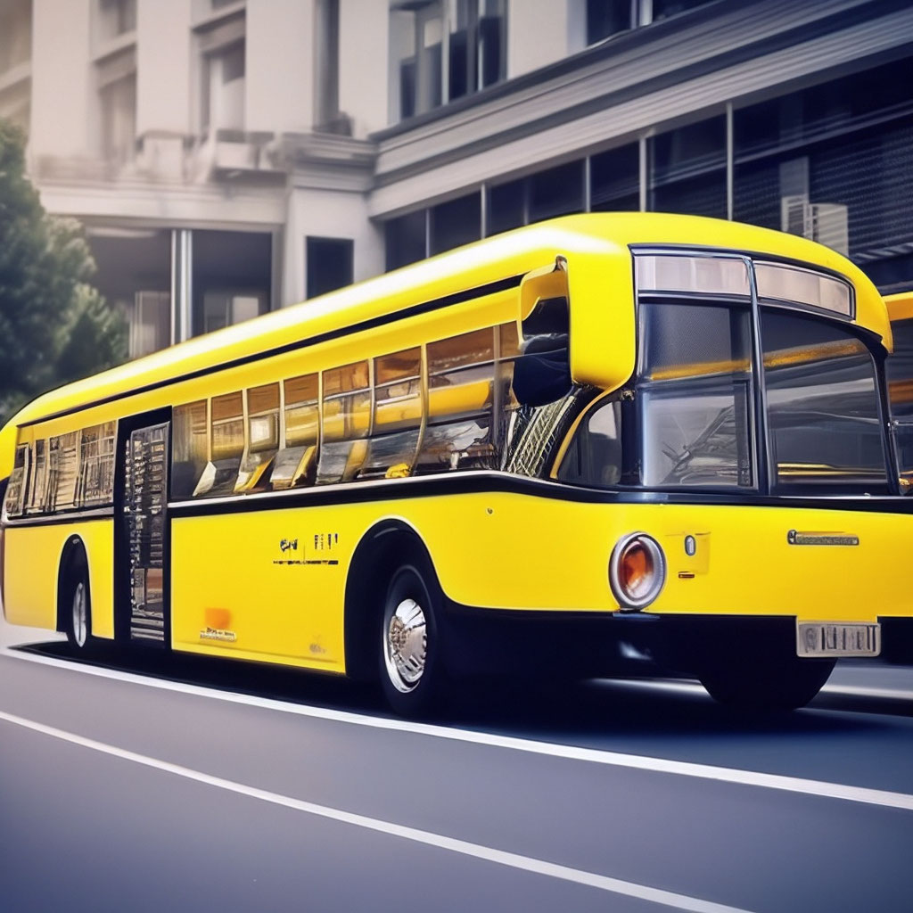 1 автобус+Икарус+1980 годы+желтый+…» — создано в Шедевруме