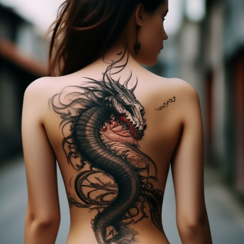 Девушка с татуировкой дракона и Длиннопост