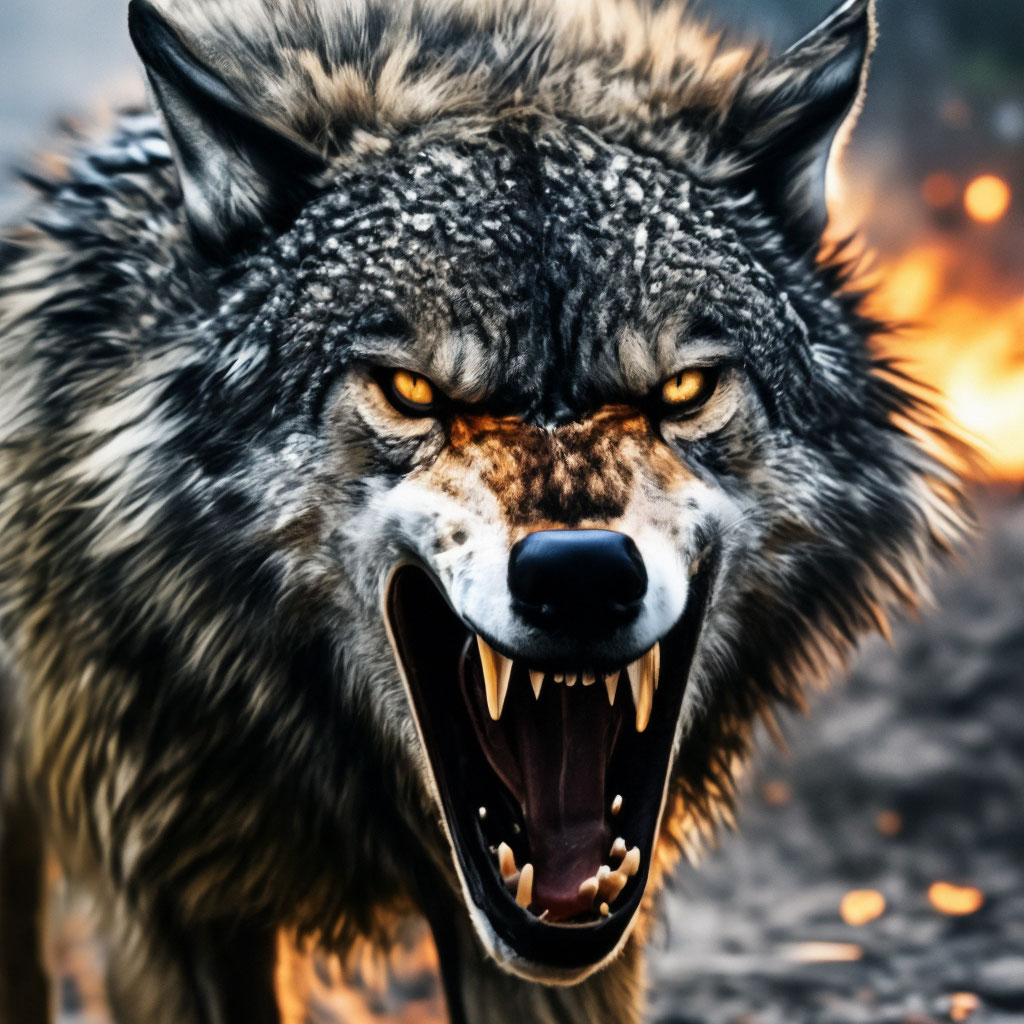 Злой волк: подборка картинок