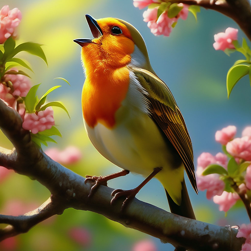 Птичка сидела на дереве и пела. Птичка сидела на дереве и пела. Картинку птиц которые сидят на ветке дерева. Голубой соловей. Дерево с птичками картинка.