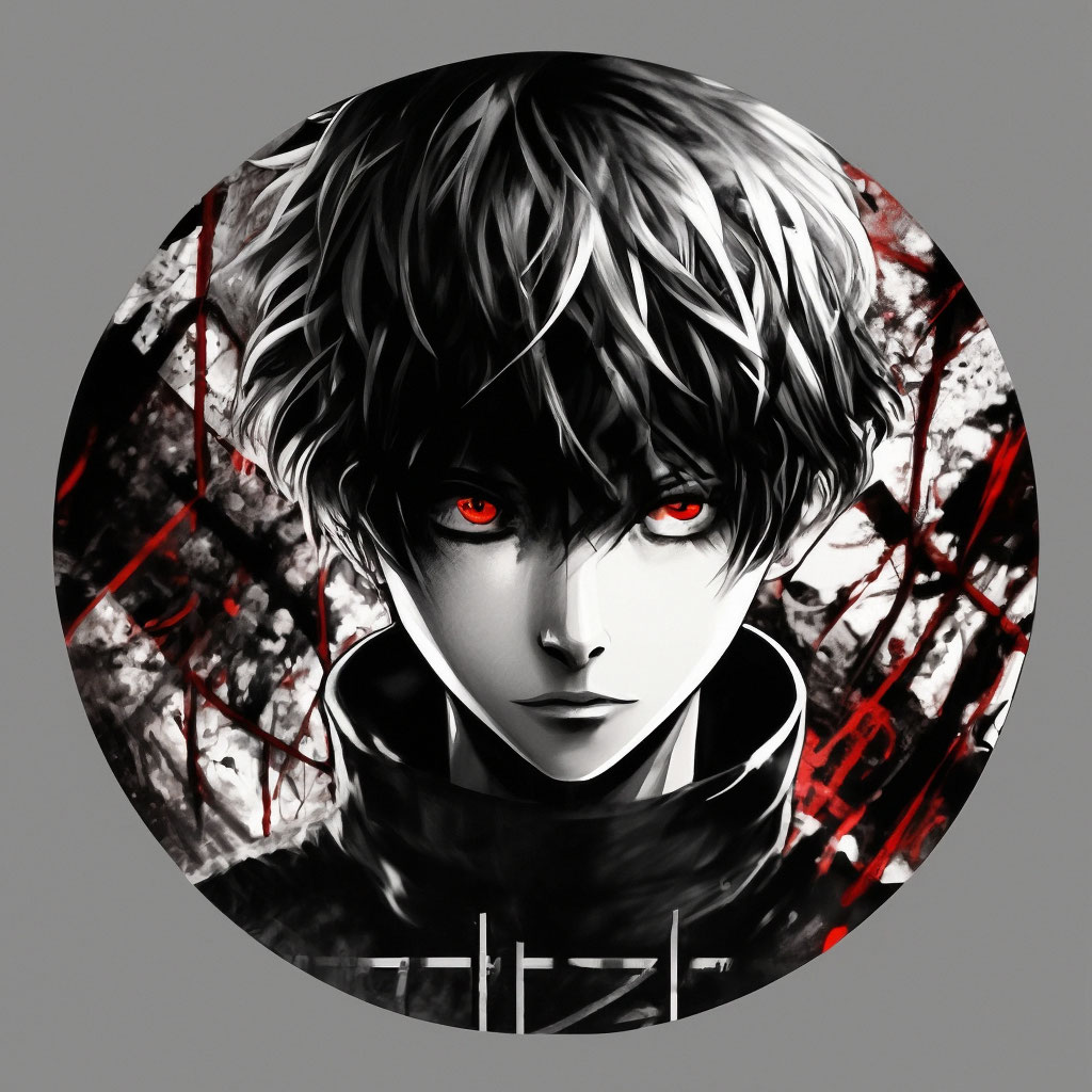 Круглая аватарка, в стиле токийский Гуль, … | введите…» — Шедеврум