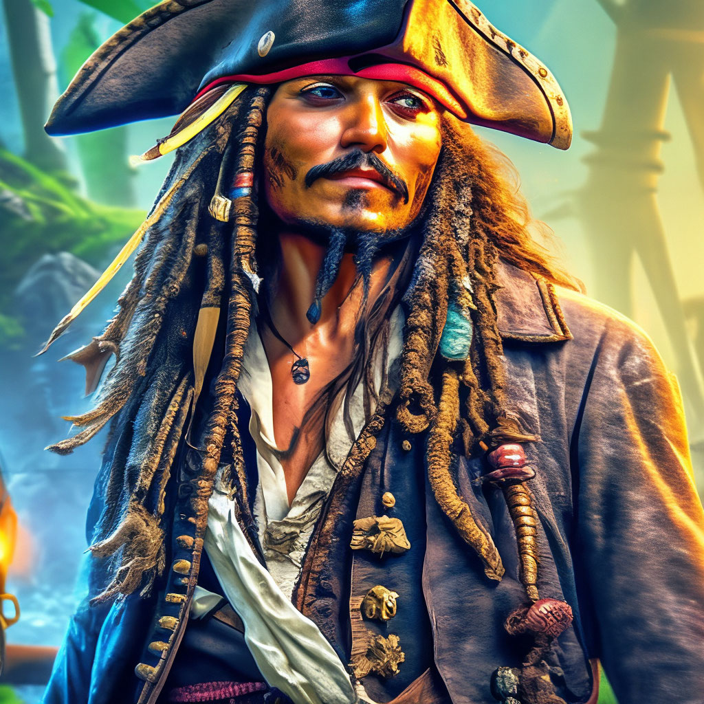 Капитан Джек Воробей» — создано в Шедевруме